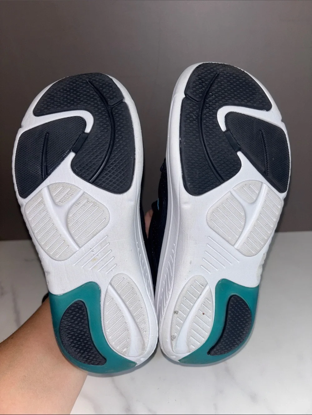 all in motion Kids Navy and Teal Athletic Sneakers